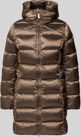 Colmar Daunenmantel mit Zweiwege-Reißverschluss in Schoko, Größe 38