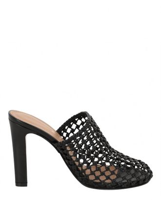 Ferragamo Womens Ellas X5 Caged Mules In Black