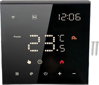 OEM Termostato Inteligente, Control Por Aplicaci&oacute;n, Pantalla T&aacute;ctil Digital, Programable Para 7 D&iacute;as, Wifi Dom&eacute;stico, 100-250 V Ca 3 A