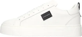 Antony Morato Schoenen, Heren, Wit, 44 EU, Katoen, Metal Bold Animal Sneakers