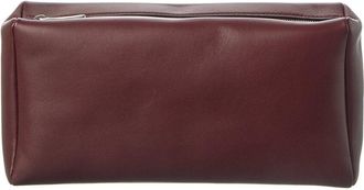 The Row Leather Clutch