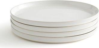 La Redoute Interieurs Set van 4 platte borden in reactief geglazuurd aardewerk, Sacha