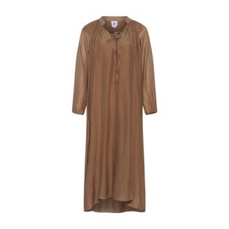 Tiffany & Co. Falula Jurk - Dames - Maxi kleedjes - Bruin - Xs/S - Kleedjes