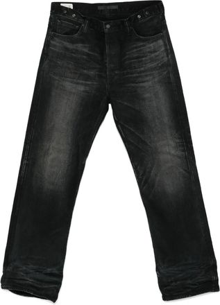 Mastercraft Union Jeans con effetto schiarito - Nero