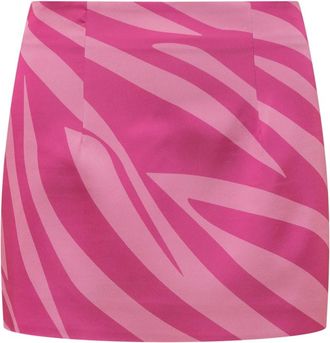 Nineminutes Unico Miniskirt - Dames - Korte rokken - Roze - XS - Polyester - Rokken