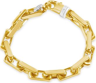 Pompeii3 Mens Link 14k Gold (65gram) or Platinum (104gram) 8mm Bracelet 8.5