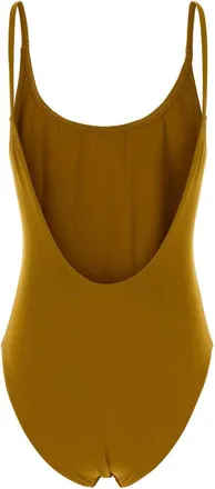 Eres Womens Mustard Stretch Nylon Decouverte Swimsuit Or 26a Exterior: Elastane Costumi Da Bagno Swimwear