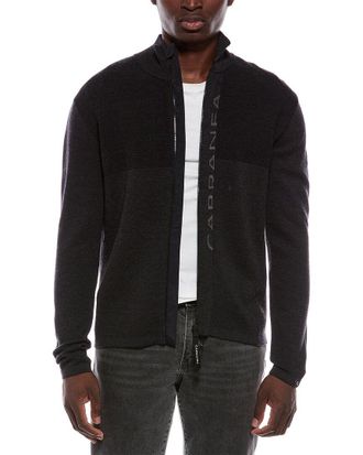 Capranea Titlis Full Zip Wool Mock Neck Sweater