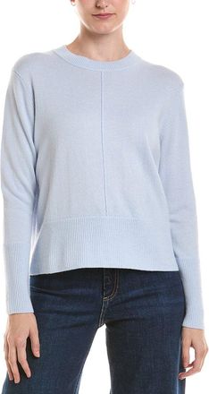 Fort&eacute; Cashmere Exposed Seam Crewneck 100% Cashmere Sweater