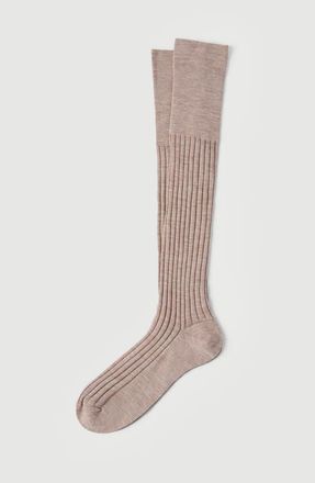 Brunello Cucinelli Knit socks in Light Brown at Nordstrom, Size Xx-Large Eu