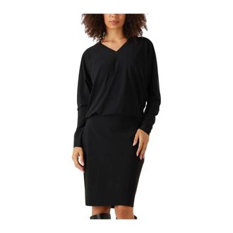 JapanTKY Japan Tky, Dames, Jurken, Zwart, Maat: XL Polyamide