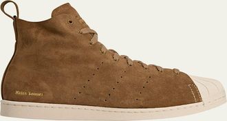 adidas Superstar Suede High-Top Sneakers