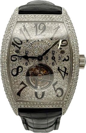 Franck Muller Cintree Curvex Master Banker Tourbillon Diamond Dial Mens Watch 8880 T MB D CD