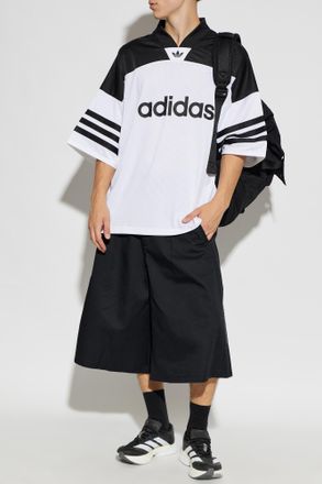 adidas Oversize T-shirt With Logo, Mens, White