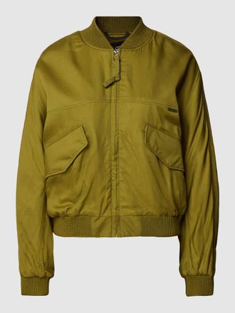 G-Star Bomberjacke mit Pattentaschen Modell Everyday in Oliv, Gr&ouml;&szlig;e XS