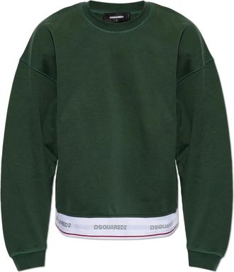 Dsquared2 Hoodies & sweatvesten, Heren, Groen, L, Sweatshirts & Hoodies