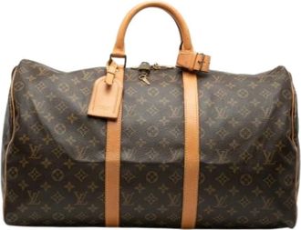 Louis Vuitton Pre-owned Weekend Bags, female, Brown, Size: ONE SIZE Pre-owned Keepall 50