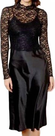 dh New York Deb Sweater Dress In Black