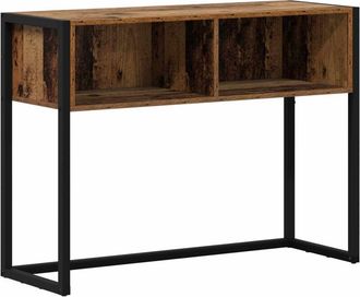 vidaXL Mesa Auxiliar Con Almacenamiento Madera Vieja 100 X 36 X 75 Cm Vidaxl