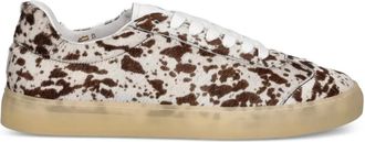 Copenhagen patterned lace-up sneakers - White