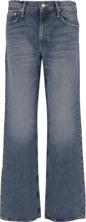 Mother The Reifler - Dames - Loose Fit Jeans - Blauw - W28 - Katoen - Jeans