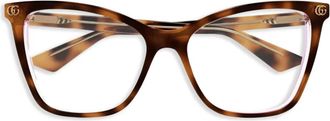 Gucci Occhiali GG - Marrone