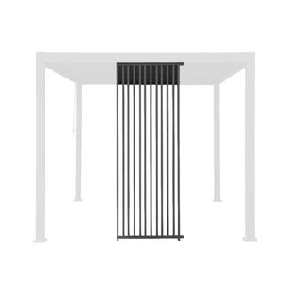 Sweeek Persiana vertical para p&eacute;gola de lamas verticales de 3m, antracita