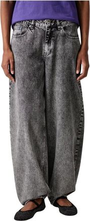 Karl Lagerfeld Jeans de corte holgado - Jeans - Mujer - Gris - W29 L32