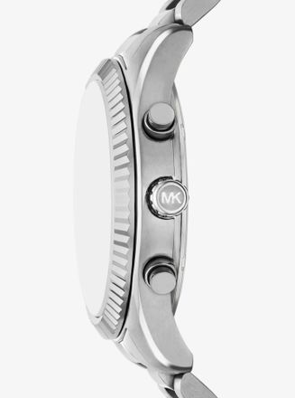 Michael Kors Oversized Lexington Silver-Tone Watch