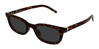 Saint Laurent SL M160 002 Womens Sunglasses Tortoiseshell Size 53
