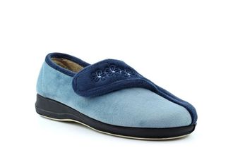 Generic Ladies Touch Fastening Slippers Size 3 Memory Foam Slippers Size 8 Ladies Comfort Slipper Womens Rubber Sole Slipper Rubber Sole Touch Fastening Memor