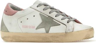 Golden Goose Womens Multicolor Leather Superstar Sneakers 10914 Cow