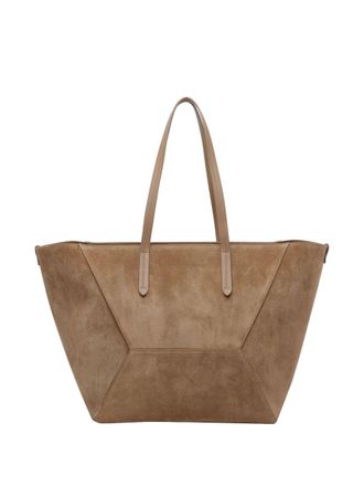 Brunello Cucinelli Brunello Cucinelli Leder-Einkaufstasche