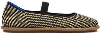 Rothy's Cruiser Mary Jane Flat in Toffee Stripe at Nordstrom, Size 12.5