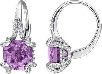 Rina Limor Silver 4.06 Ct. Tw. Gemstone Earrings