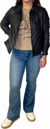 Kut from the Kloth Stella High Rise Mini Flare Jeans In Denim