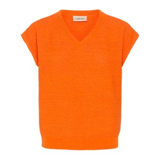 Cream Gebreide kleding - Dames - Truien - Oranje - Maat: M
