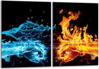 OEM Placa Protectora De Vidrio Para Estufa 2x40x52 Fire