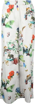 Snobby Sheep Katoenen Casual Broek - Dames - Wijde Broeken - Veelkleurig - XS - Katoen - Broeken