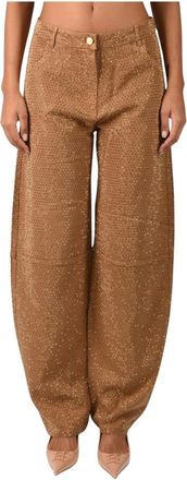 Elisabetta Franchi Jeans Balloon - - Jeans - Donna - Marrone - W28