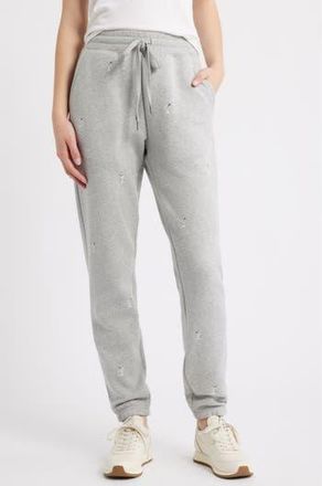 Rails Kingston Martini Embroidered Cotton Joggers in Heather Grey Martini at Nordstrom Rack, Size Xx-Small