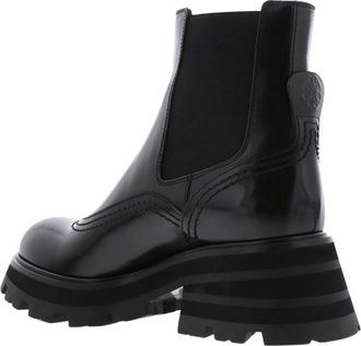 Alexander McQueen Alexander McQueen Stiefel - Dames Wander Chelsea Zwart - Gr. 38,5 (EU) - in Schwarz - für Damen