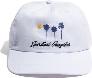 Spiritual Gangster Cotton Twill Dad Hat in White at Nordstrom Rack