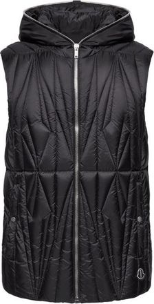Moncler X Rick Owens Hooded Quilted Gilet