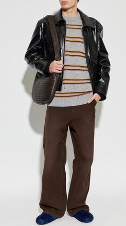 Marni Leather Jacket, Mens, Black