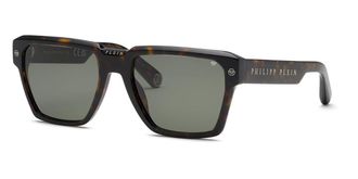Philipp Plein SPP201V 0722 Mens Sunglasses Tortoiseshell Size 58