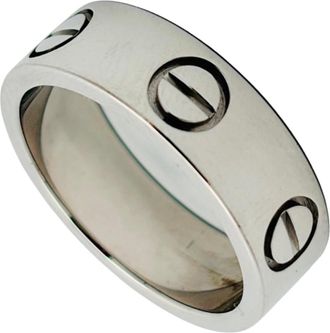 Cartier White Gold White Gold (18K) Band Ring (Pre-Owned)