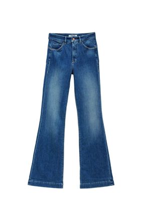 Salsa Schlagjeans SALSA Salsa Jeans Jeans Faith Flare, Damen, Gr. 28, L&auml;nge 34, blau, Obermaterial: 98% Baumwolle CO. 2% Elasthan EL., Jeans Schlagjeans