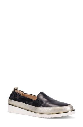 Ron White Nelleca Slip-On Sneaker in Onyx/plati at Nordstrom, Size 7.5Us