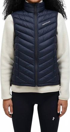 Peak Performance Frost Down Vest In Black